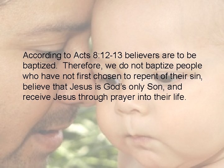 According to Acts 8: 12 -13 believers are to be baptized. Therefore, we do