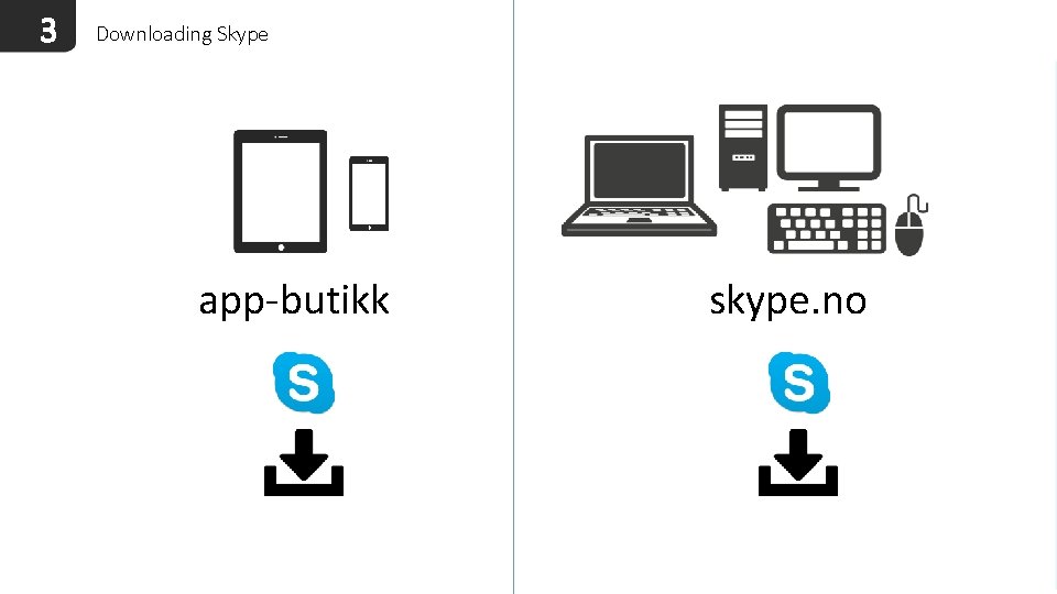 3 Downloading Skype app-butikk skype. no 