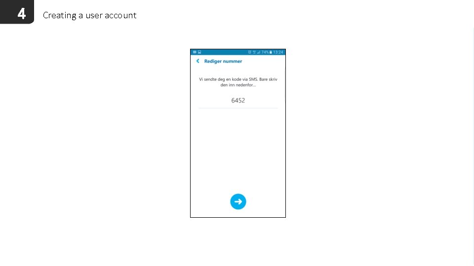4 Creating a user account 