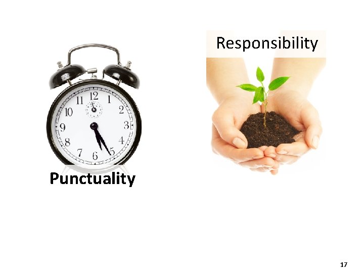 Responsibility Punctuality 17 