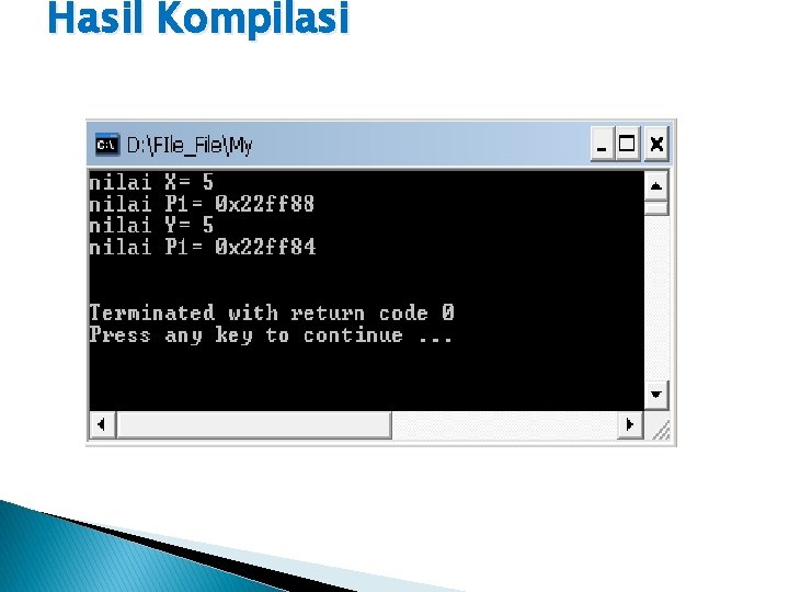 Hasil Kompilasi 
