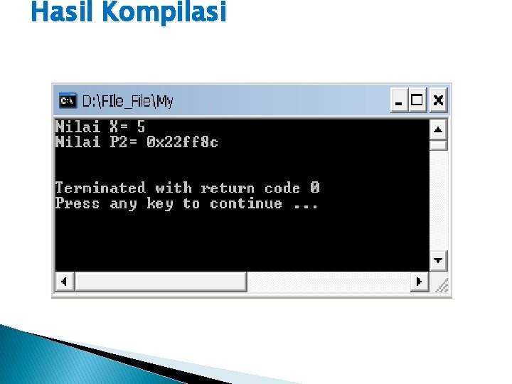 Hasil Kompilasi 