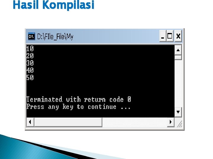 Hasil Kompilasi 