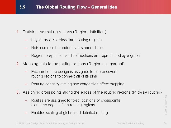 The Global Routing Flow – General Idea © KLMH 5. 5 1. Defining the