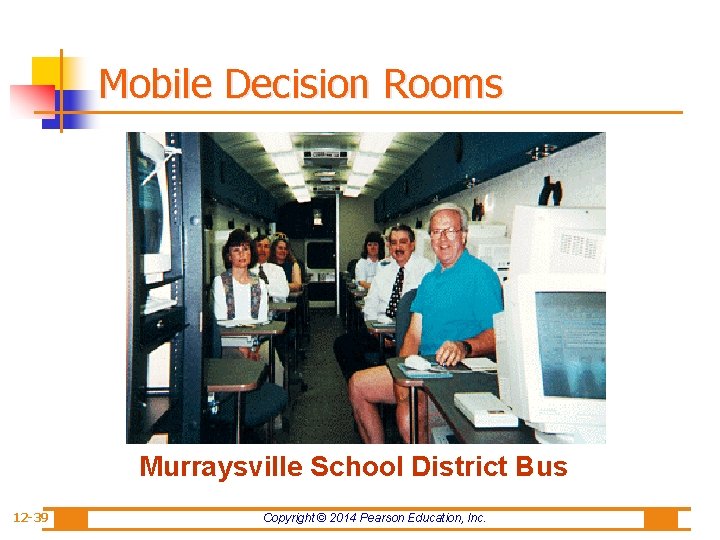 Mobile Decision Rooms Murraysville School District Bus 12 -39 Copyright © 2014 Pearson Education,