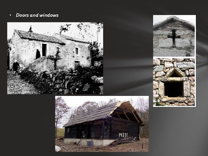  • Doors and windows 