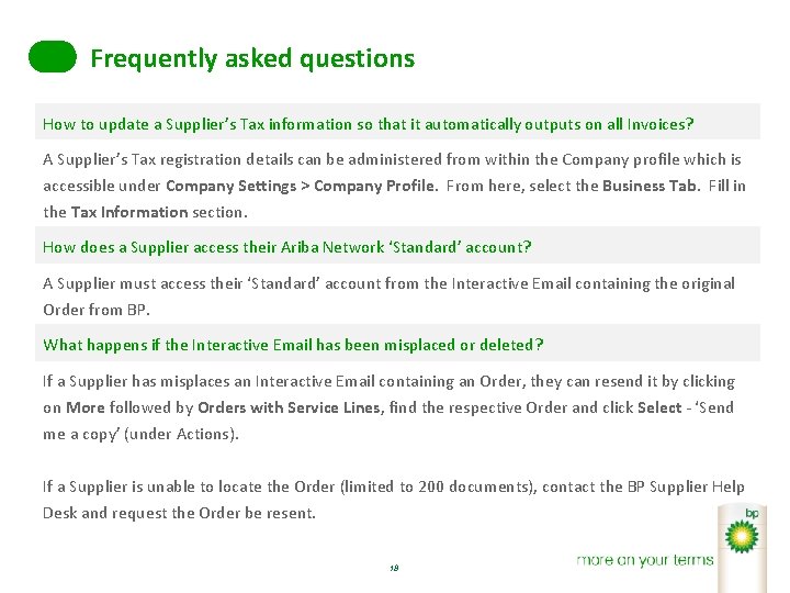 Frequently asked questions How to update a Supplier’s Tax information so that it automatically