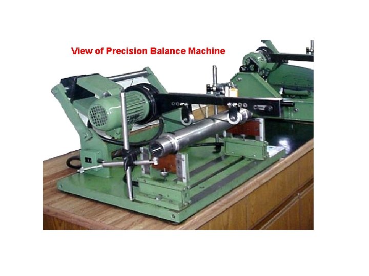 View of Precision Balance Machine View of Precision Balance Machine