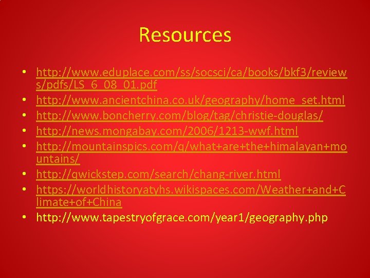 Geography Shapes Life in Ancient China Barriers Natural