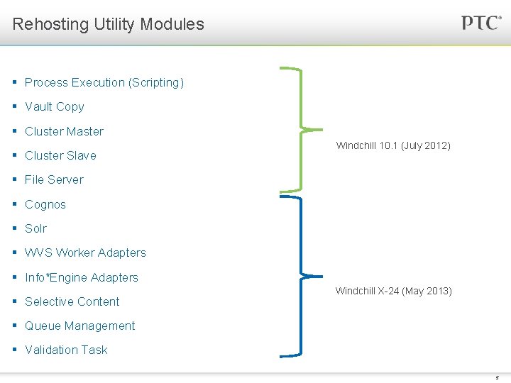 Rehosting Utility Modules § Process Execution (Scripting) § Vault Copy § Cluster Master §