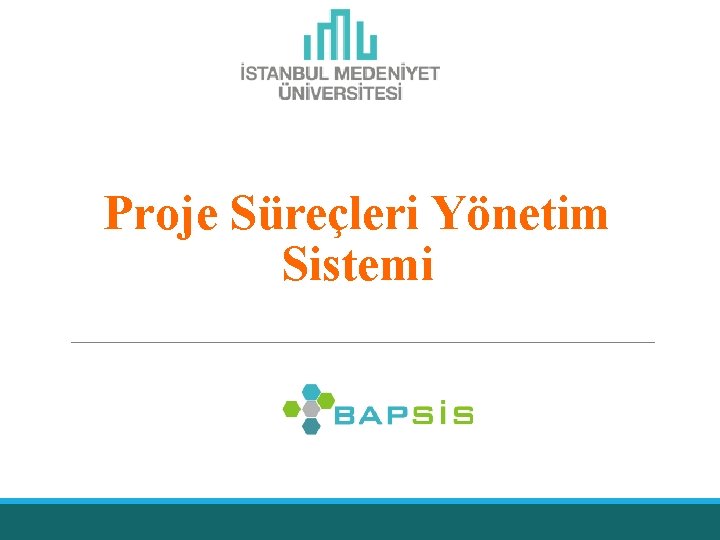 Proje Süreçleri Yönetim Sistemi 