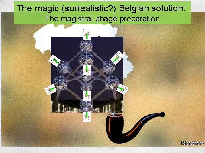 The magic (surrealistic? ) Belgian solution: The magistral phage preparation 