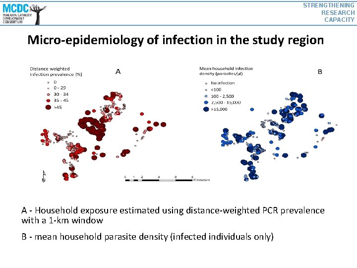 STRENGTHENING RESEARCH CAPACITY Micro-epidemiology of infection in the study region A - Household exposure