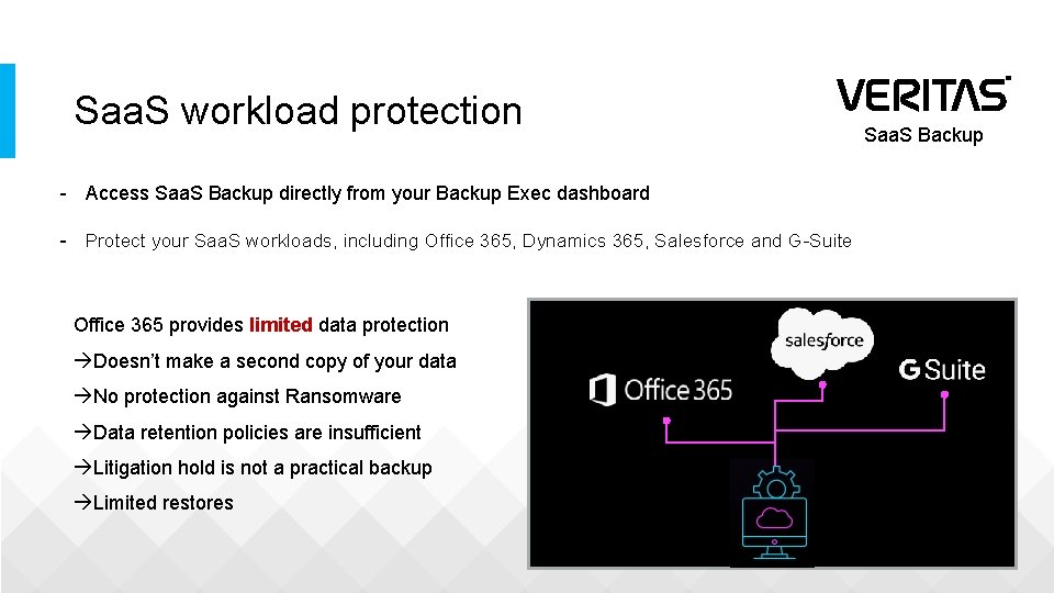Saa. S workload protection - Access Saa. S Backup directly from your Backup Exec