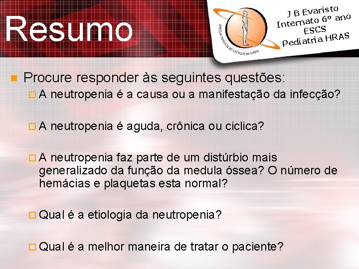 Resumo n isto J B Evar º ano 6 o t a n r Resumo n isto J B Evar º ano 6 o t a n r