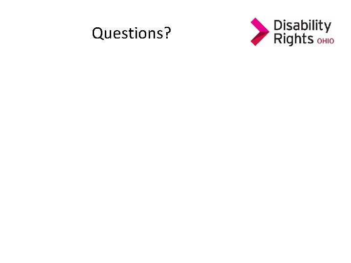 Questions? Questions?