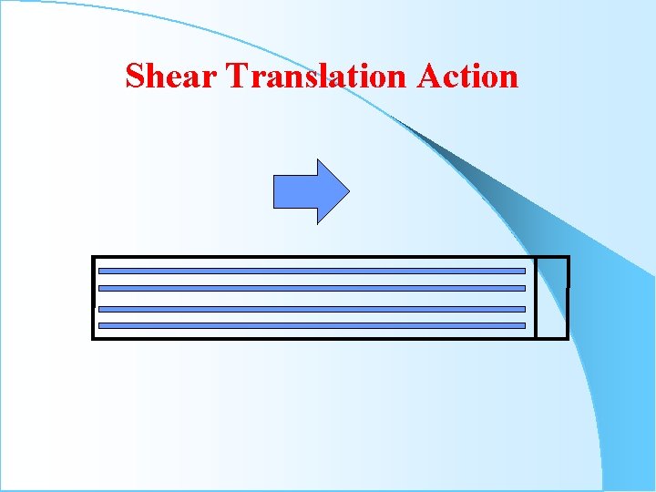 Shear Translation Action 
