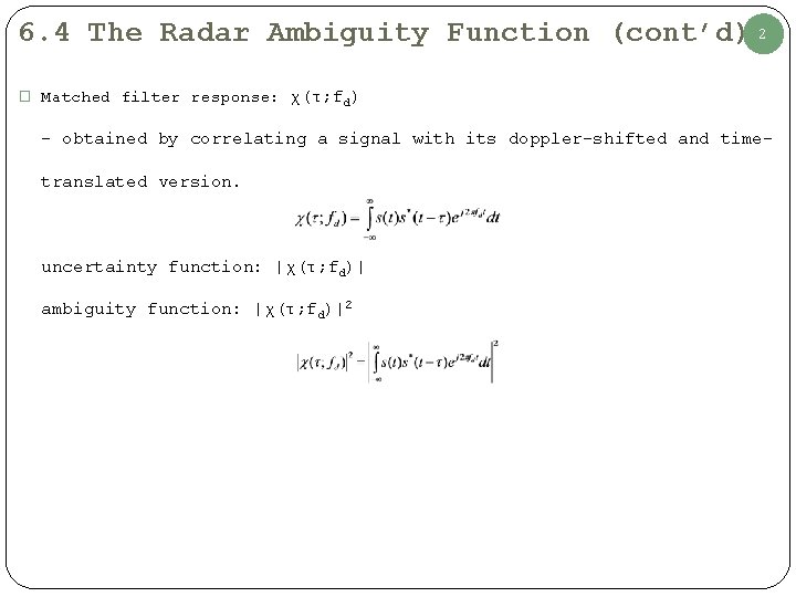 Radar Systems Analysis and Design Using MATLAB Chap