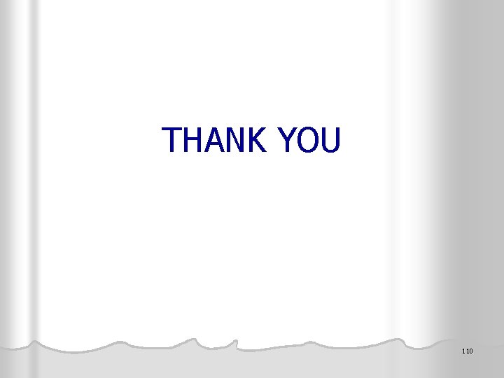 THANK YOU 110 