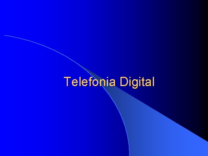 Telefonia Digital 