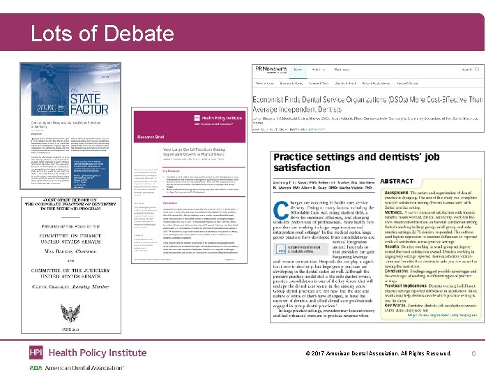 How Big are Dental Service Organizations Thank you