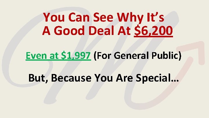 You Can See Why It’s A Good Deal At $6, 200 Even at $1, You Can See Why It’s A Good Deal At $6, 200 Even at $1,