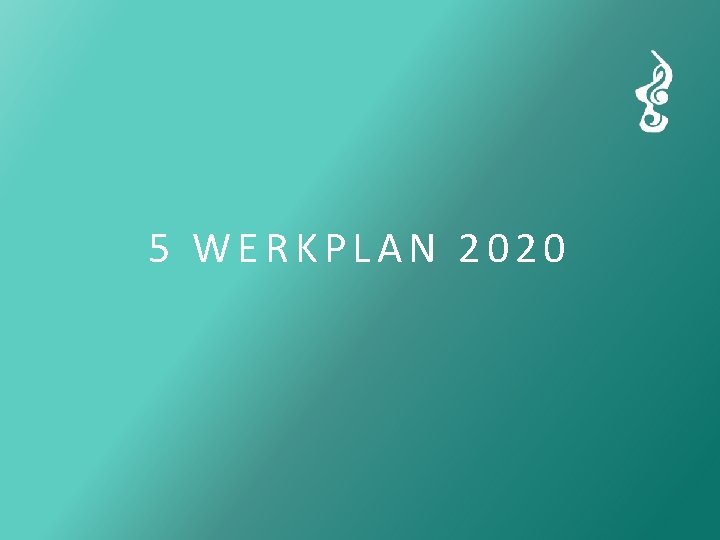 5 WERKPLAN 2020 