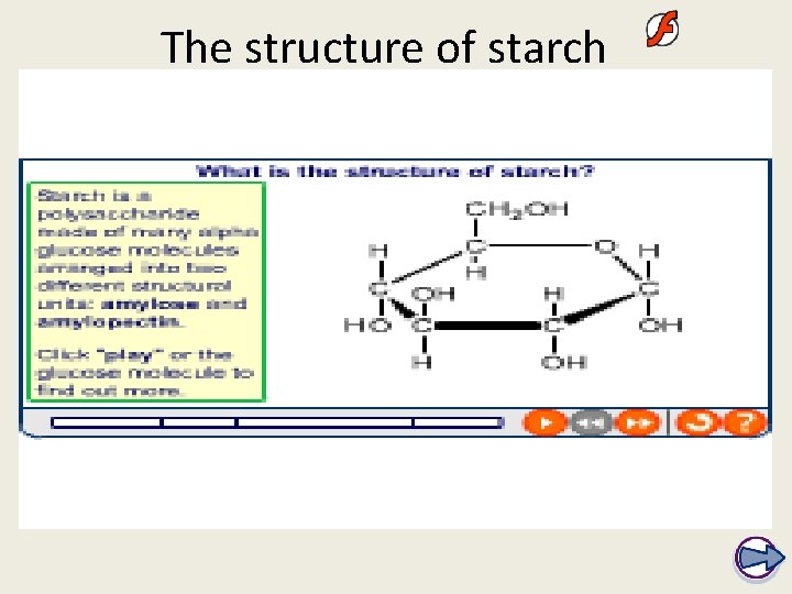 The structure of starch 
