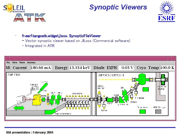 Synoptic Viewers • fr. esrf. tangoatk. widget. jloox. Synoptic. File. Viewer - Vector synoptic