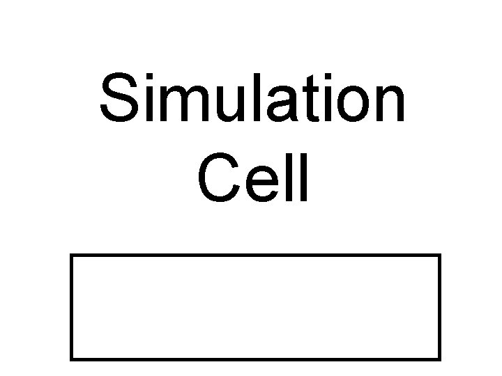 Simulation Cell 