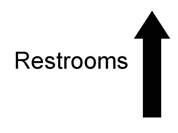 Restrooms 