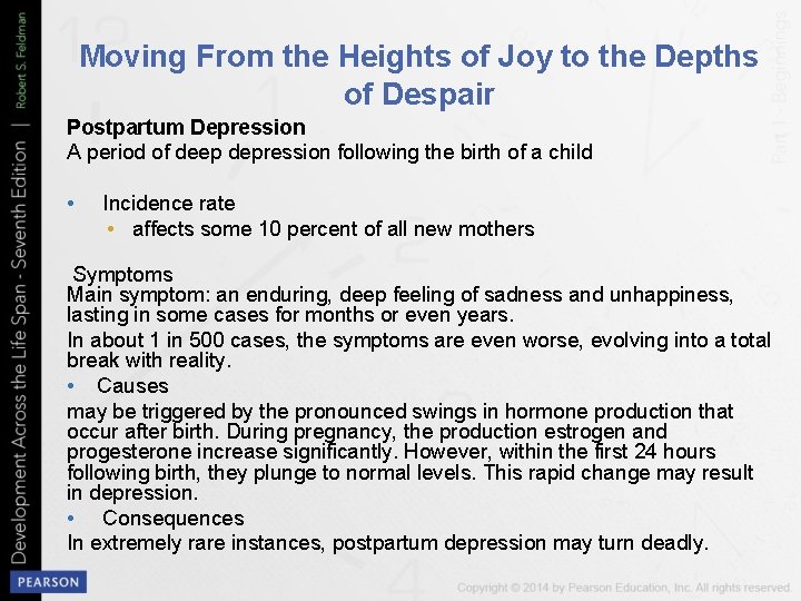 Moving From the Heights of Joy to the Depths of Despair Postpartum Depression A