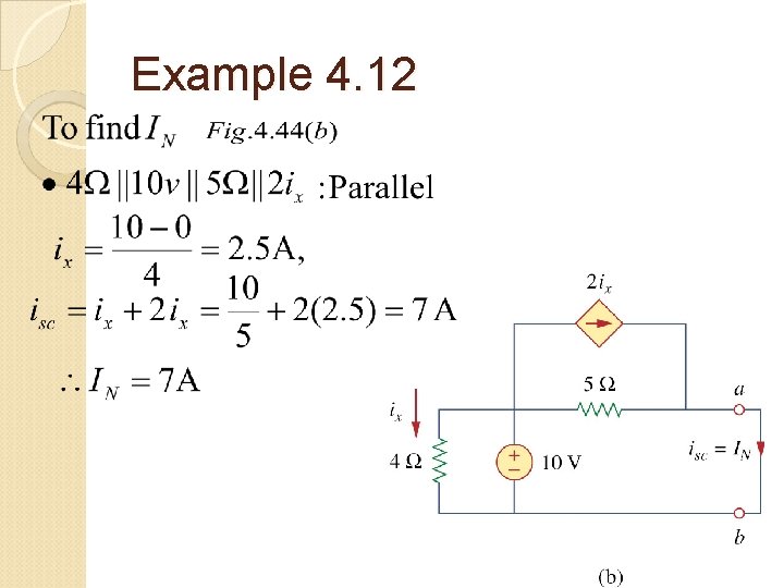 Example 4. 12 Circuit Theorems svbitec. wordpress. com 65 