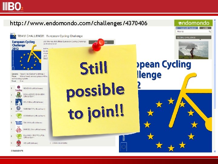 http: //www. endomondo. com/challenges/4370406 Still possible to join!! 