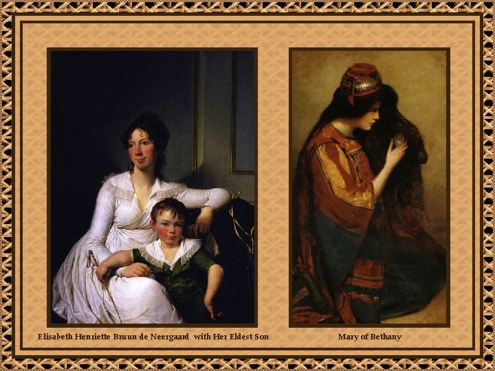 Elisabeth Henriette Bruun de Neergaard with Her Eldest Son Mary of Bethany 