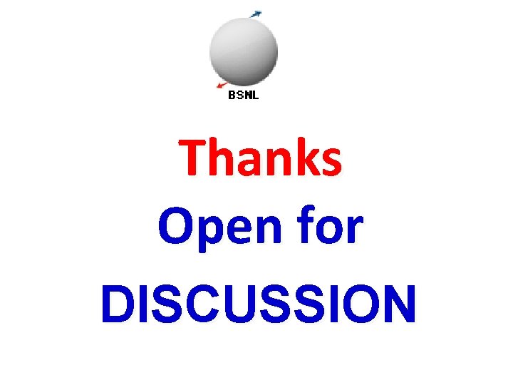 Thanks Open for DISCUSSION 