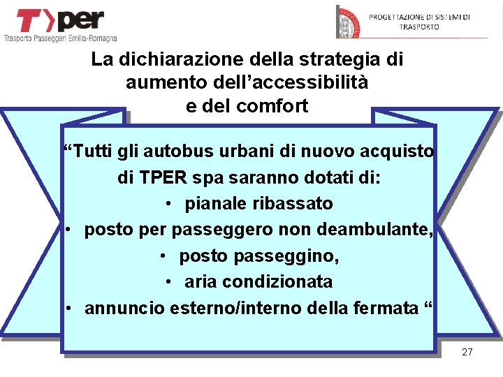 La dichiarazione della strategia di aumento dell’accessibilità e del comfort “Tutti gli autobus urbani