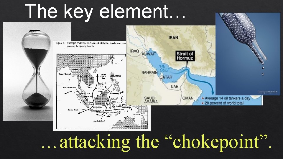 The key element… …attacking the “chokepoint”. 