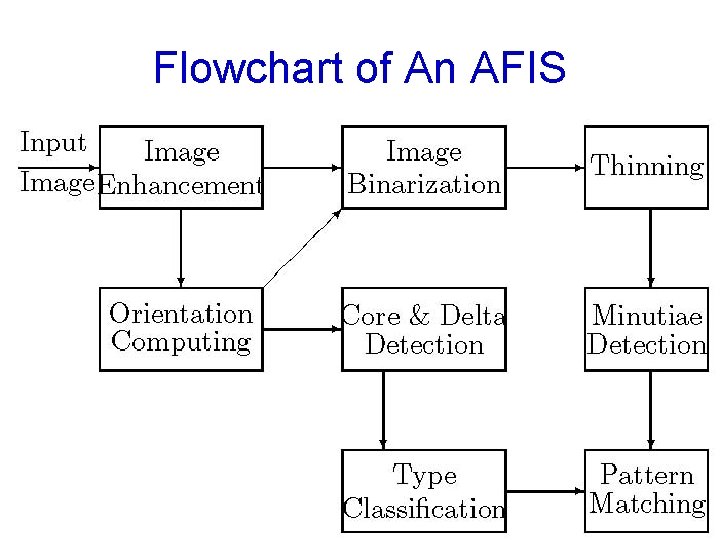 Flowchart of An AFIS 