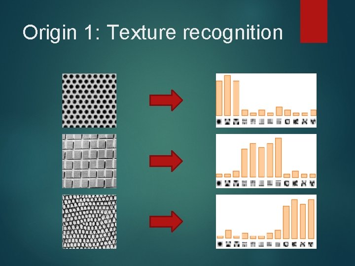 Origin 1: Texture recognition 