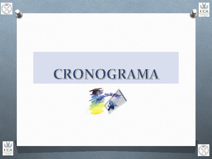 CRONOGRAMA 
