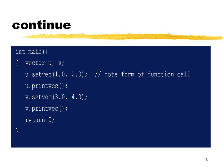 continue 18 continue 18