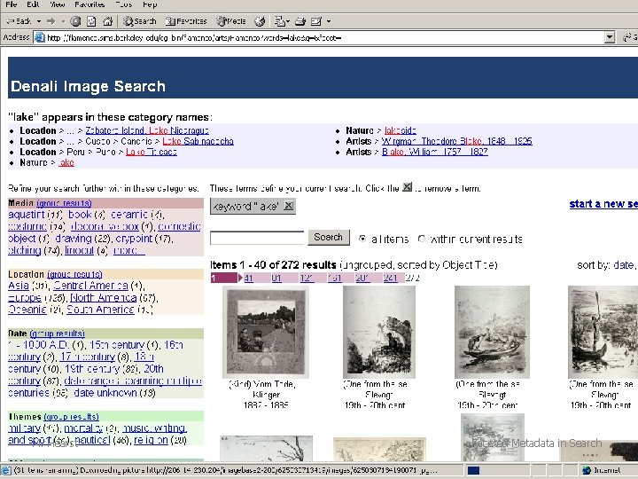 M. Hearst Faceted Metadata in Search 