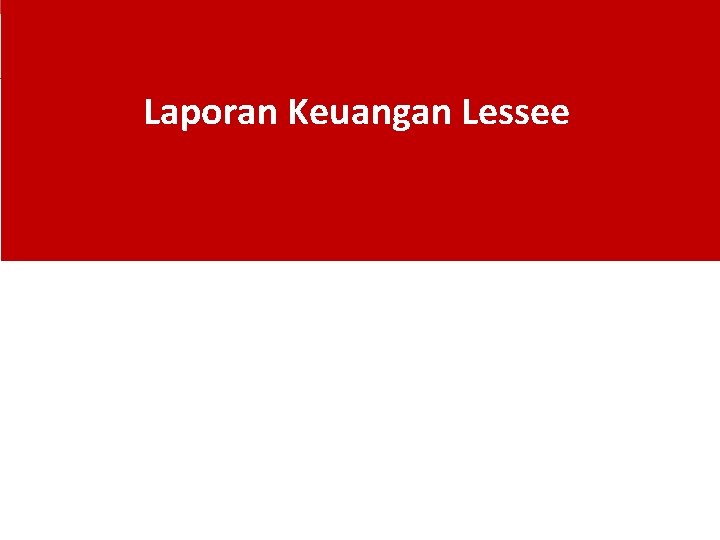 Laporan Keuangan Lessee 