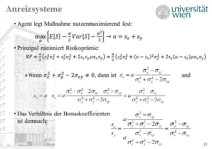 Anreizsysteme • 13 