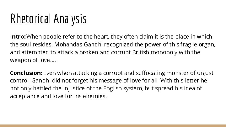 Rhetorical Analysis Intro: When people refer to the heart, they often claim it is