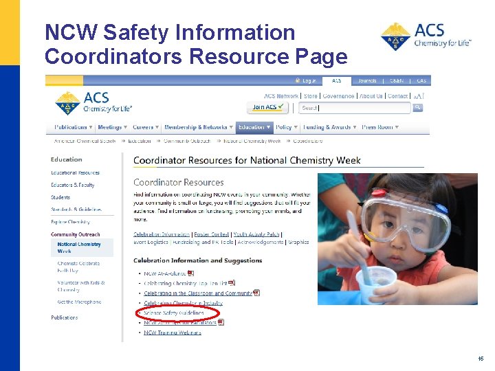 NCW Safety Information Coordinators Resource Page 15 