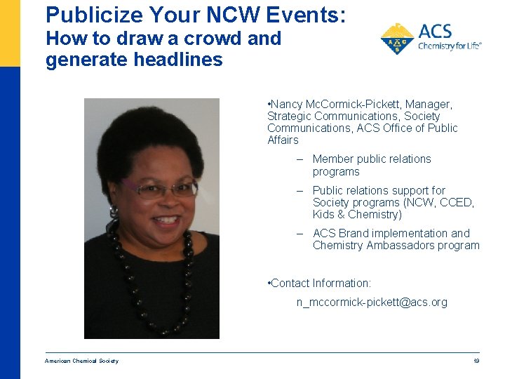 Publicize Your NCW Events: How to draw a crowd and generate headlines • Nancy