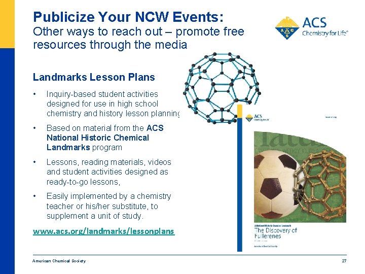 Publicize Your NCW Events: Other ways to reach out – promote free resources through