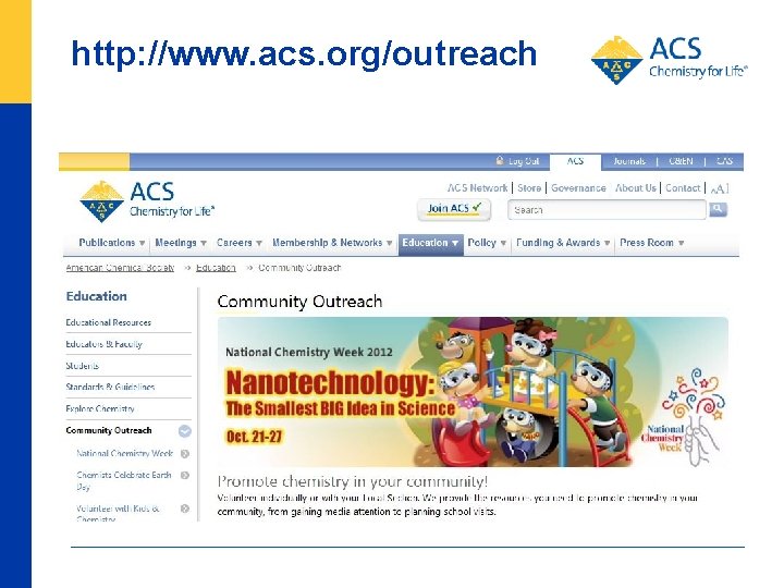 http: //www. acs. org/outreach 